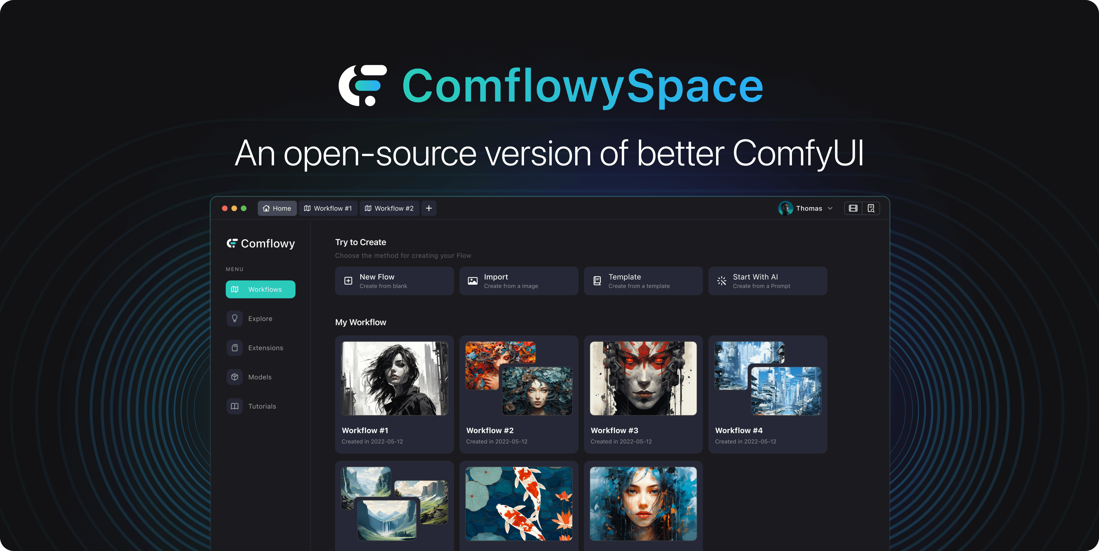 comflowyspace hero image