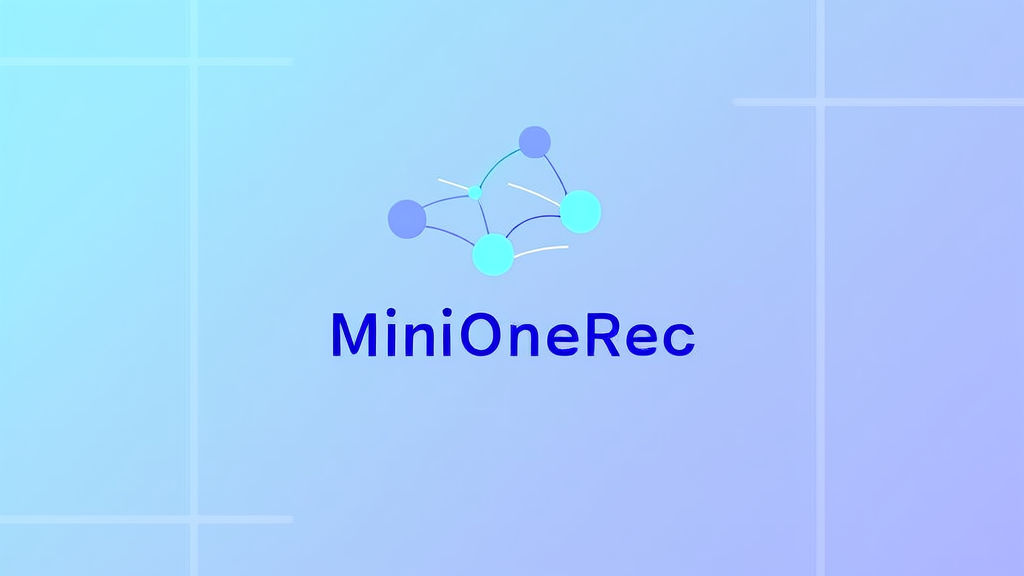 MiniOneRec hero image