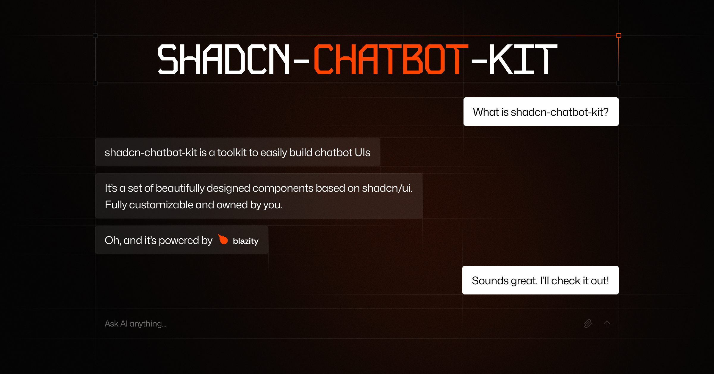 shadcn-chatbot-kit hero image