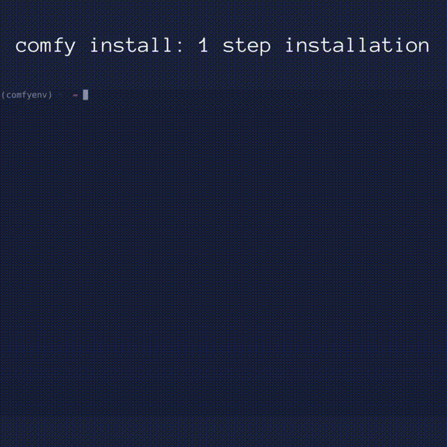 comfy-cli hero image