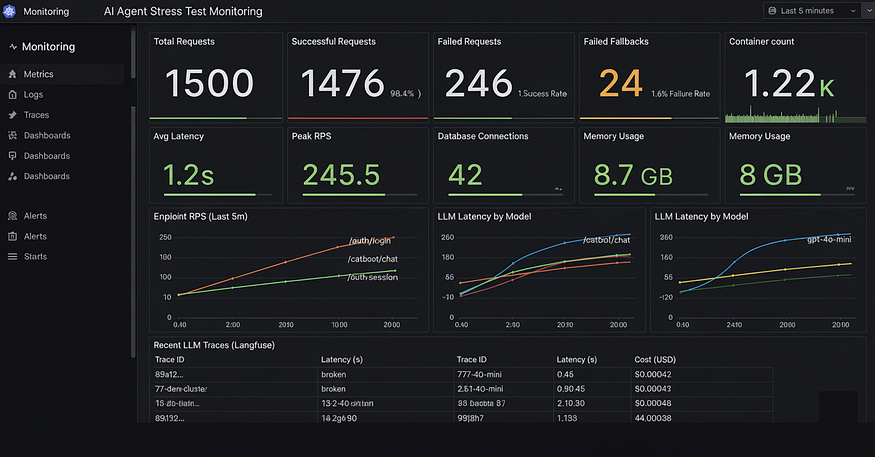 基于 Grafana 的仪表板