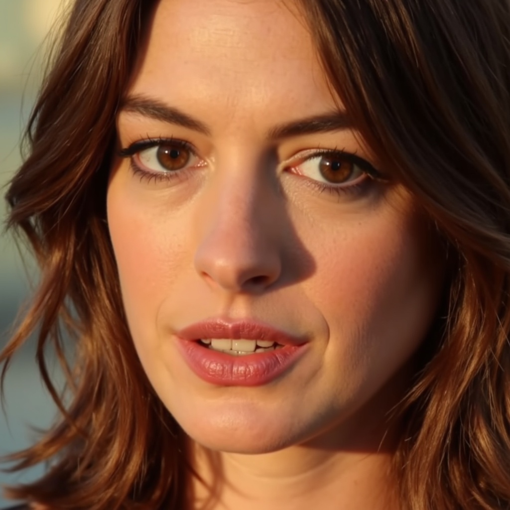 黄金时段微距人像