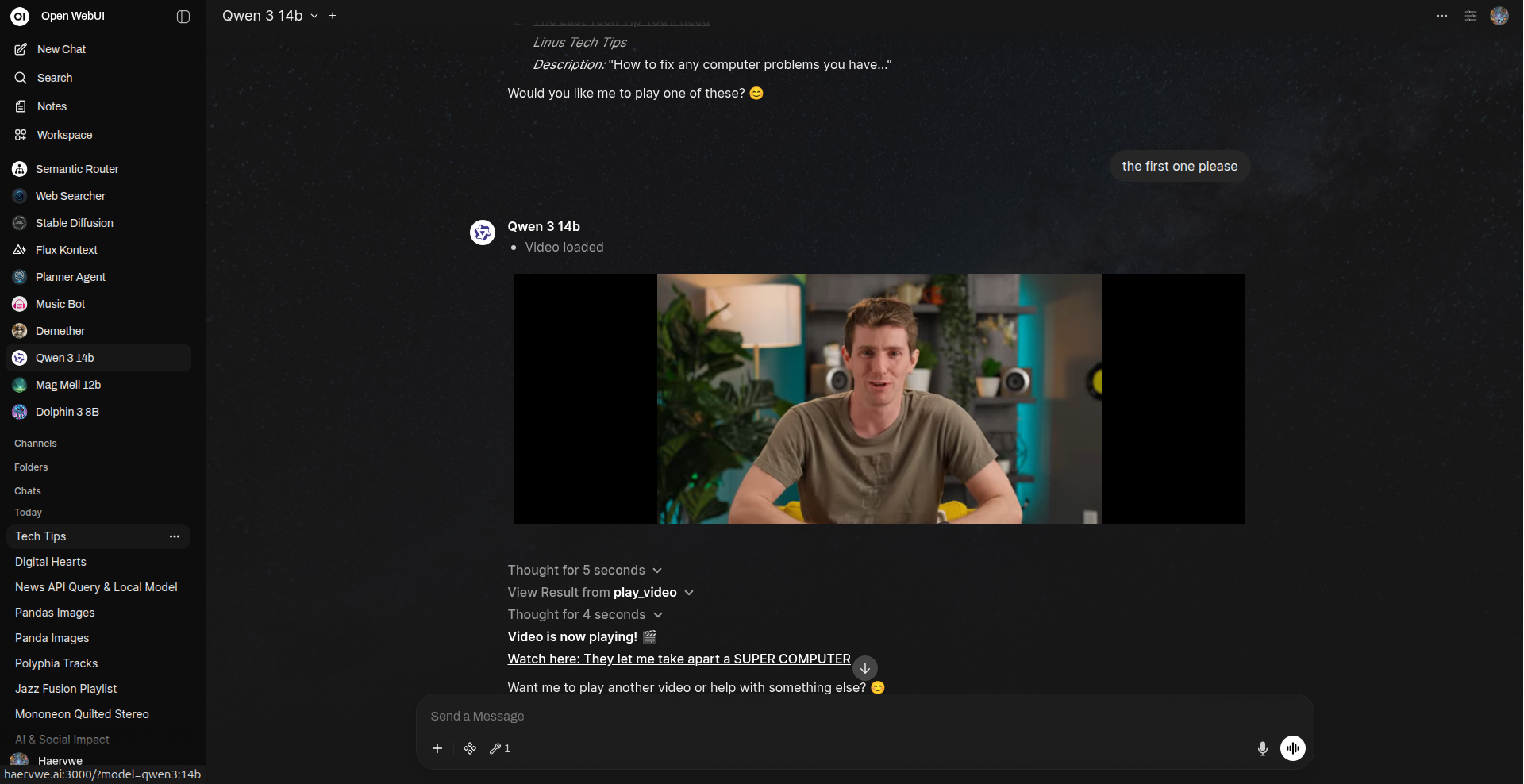 YouTube 嵌入式播放器示例