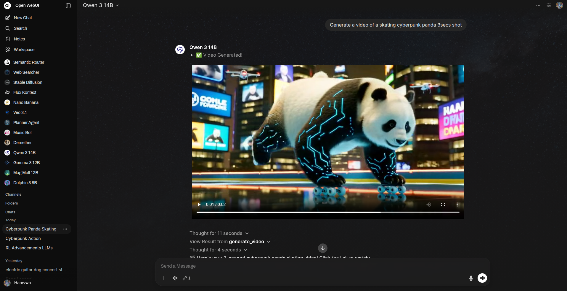 文本转视频示例