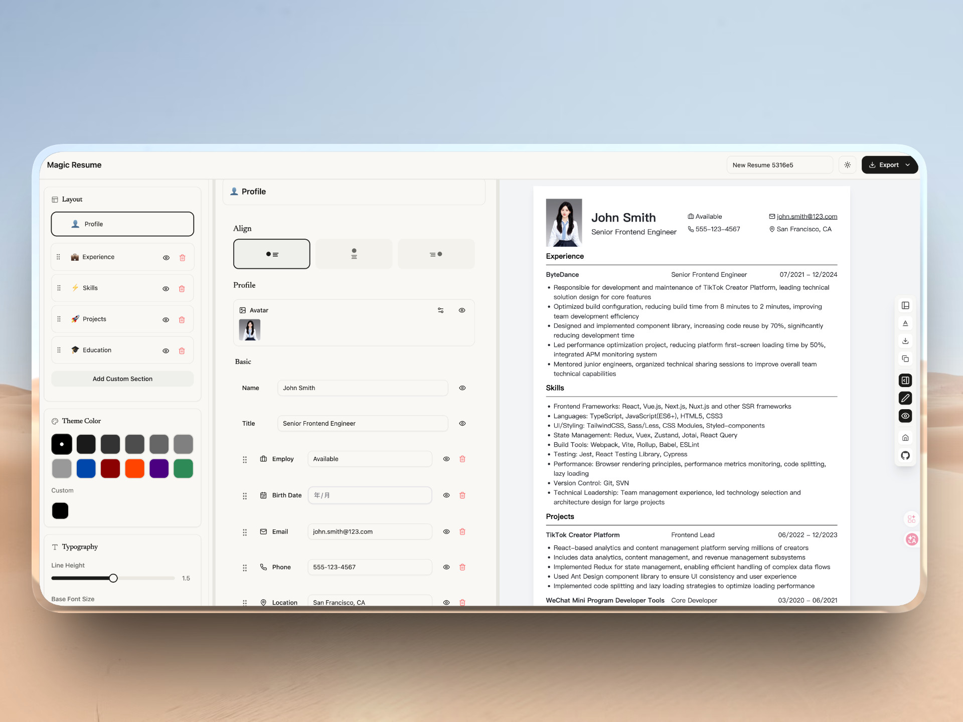 magic-resume hero image