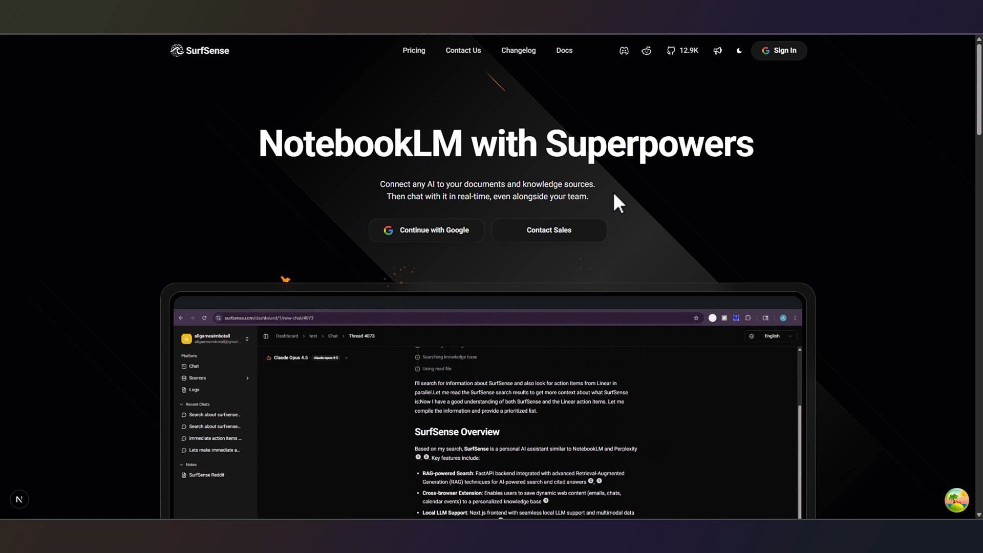 SurfSense hero image
