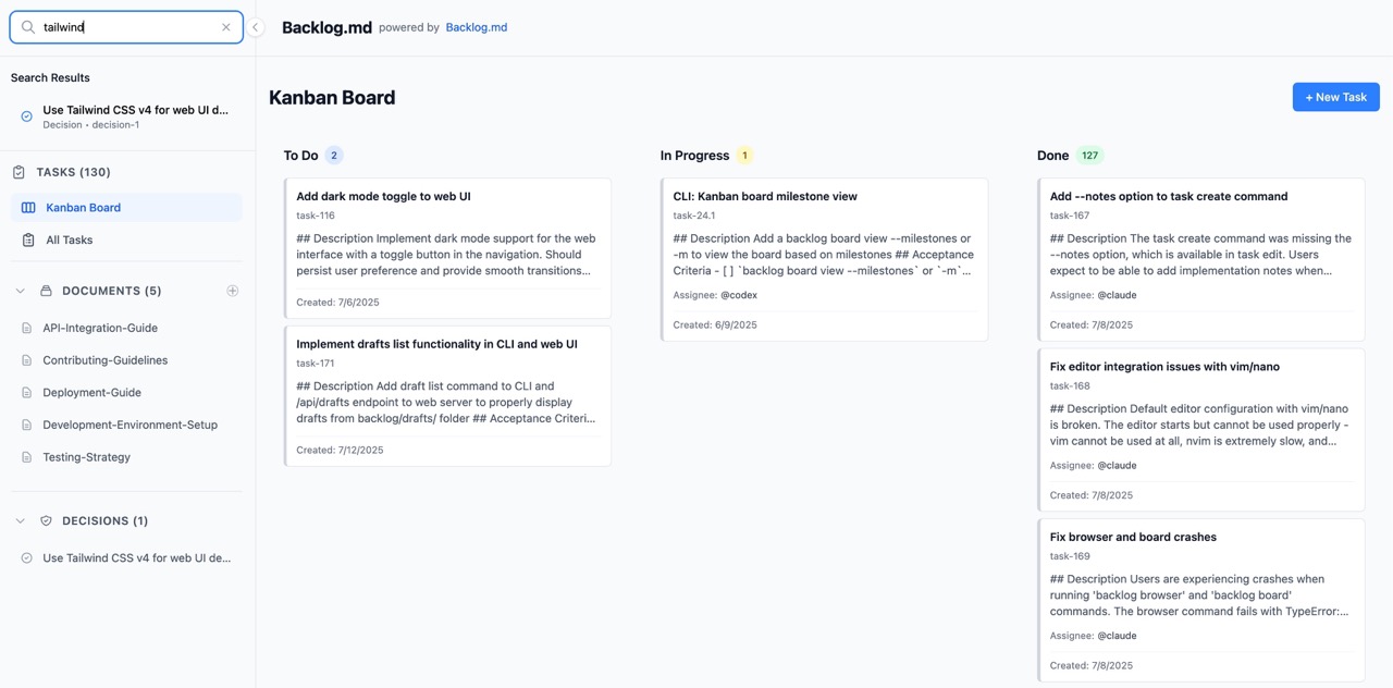 Backlog.md hero image