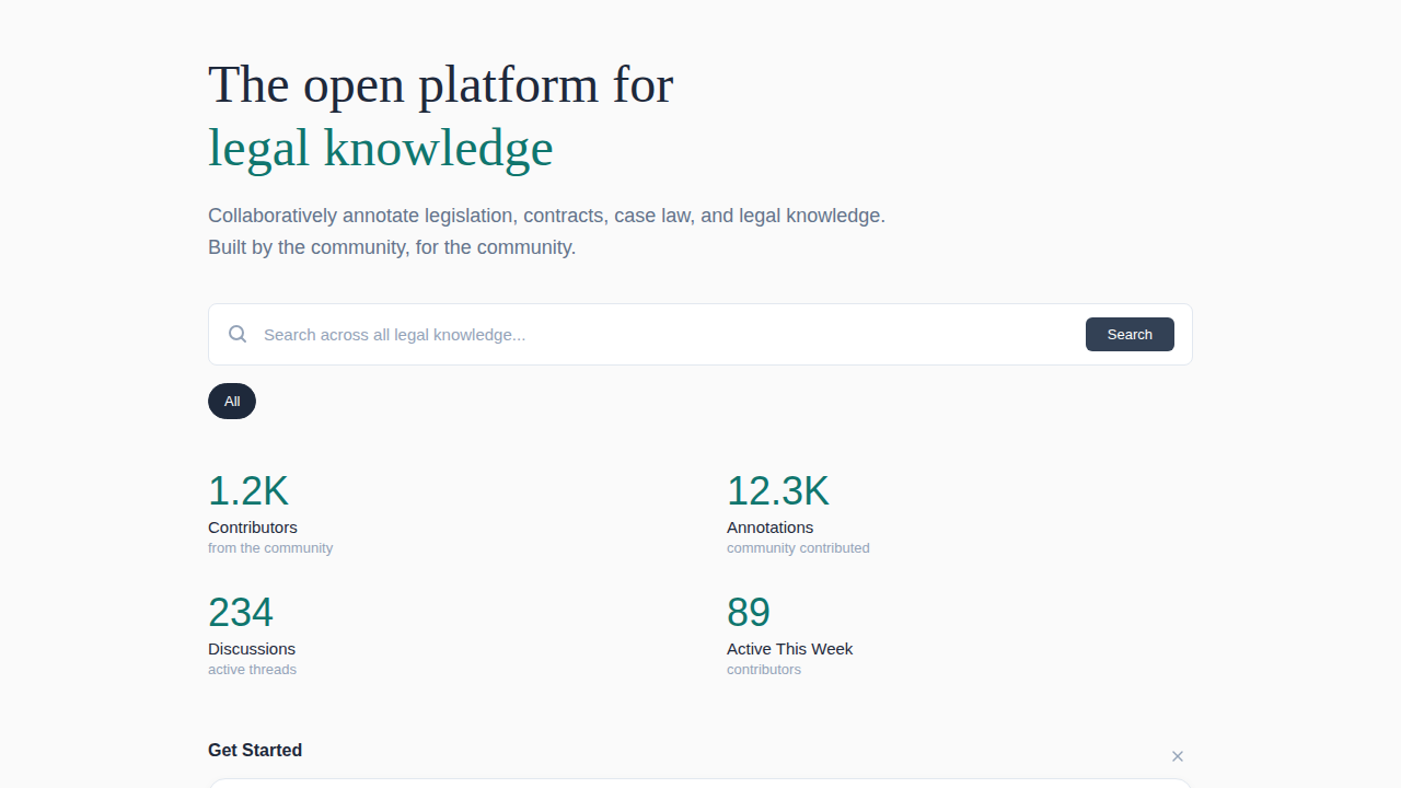 Discovery Landing Page
