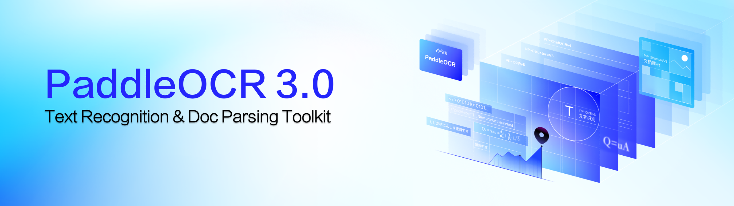 PaddleOCR 横幅