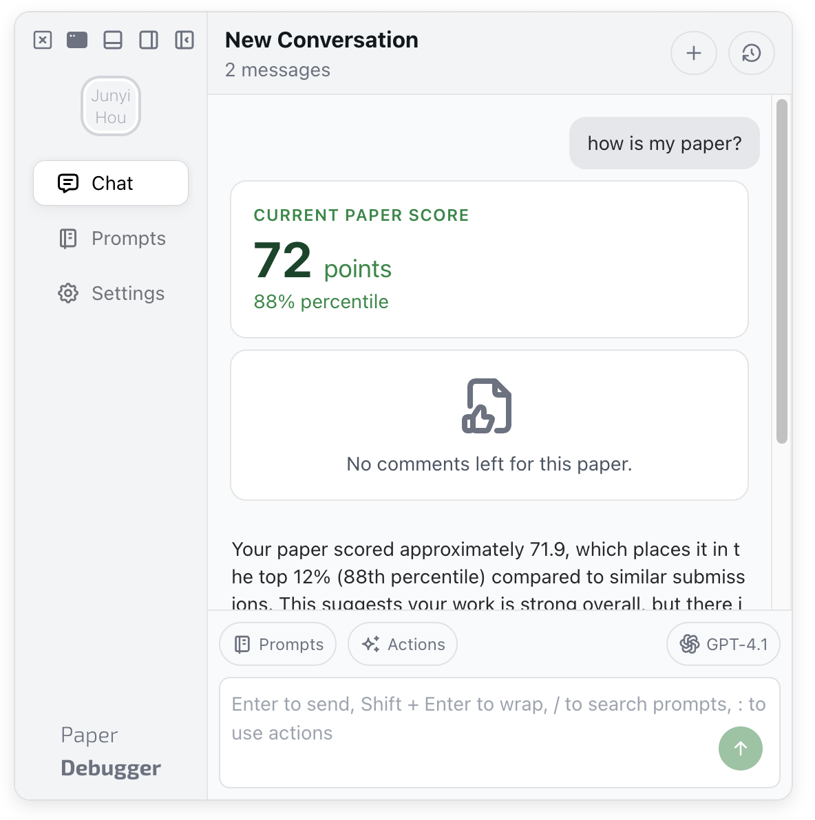 paperdebugger hero image