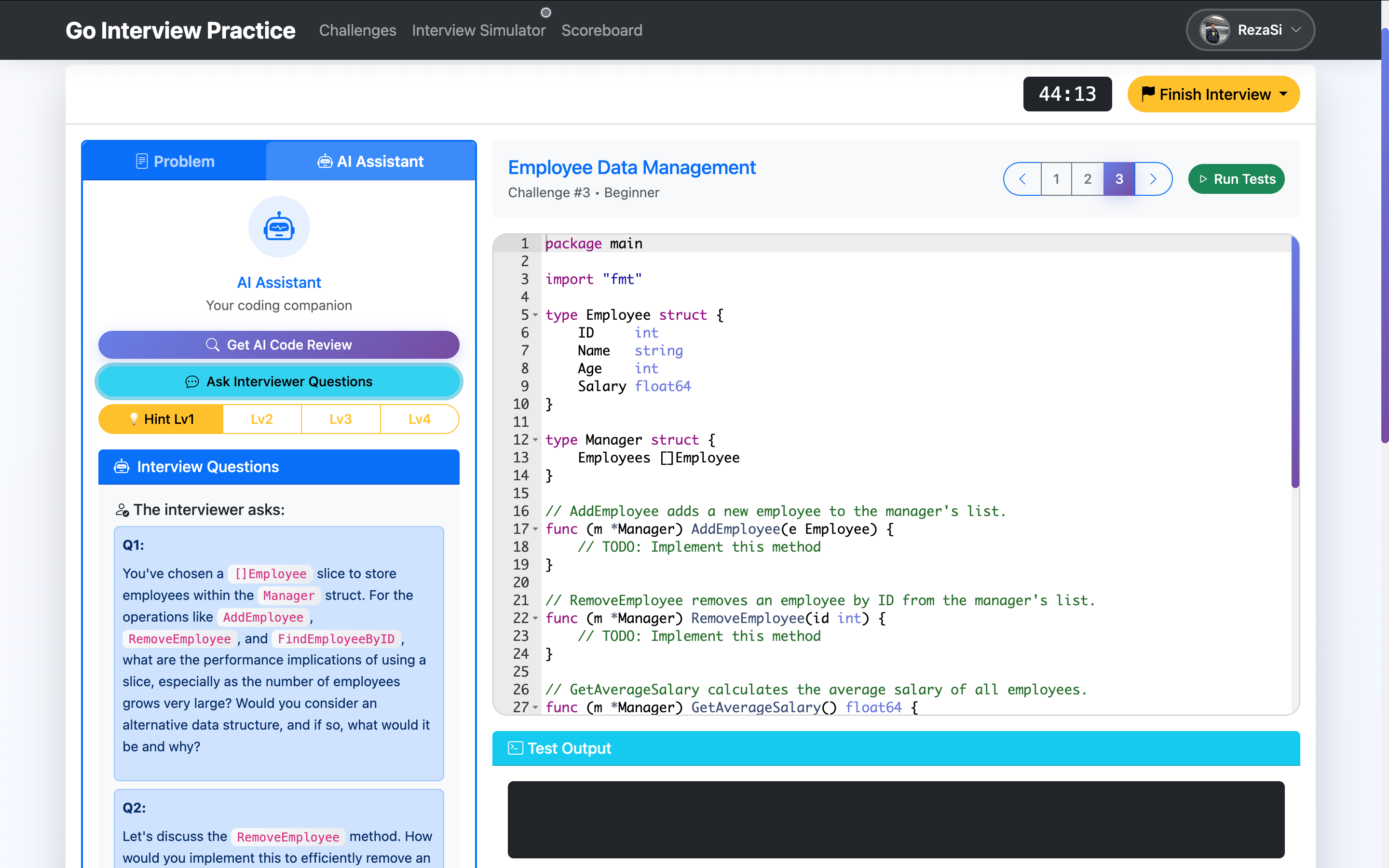 AI 面试问题 - 动态跟进问题