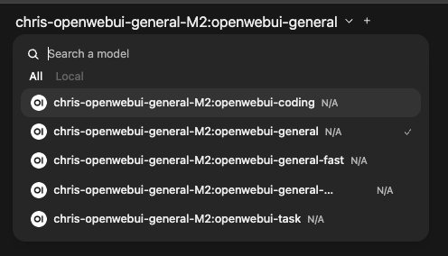 Open WebUI 中的共享工作流