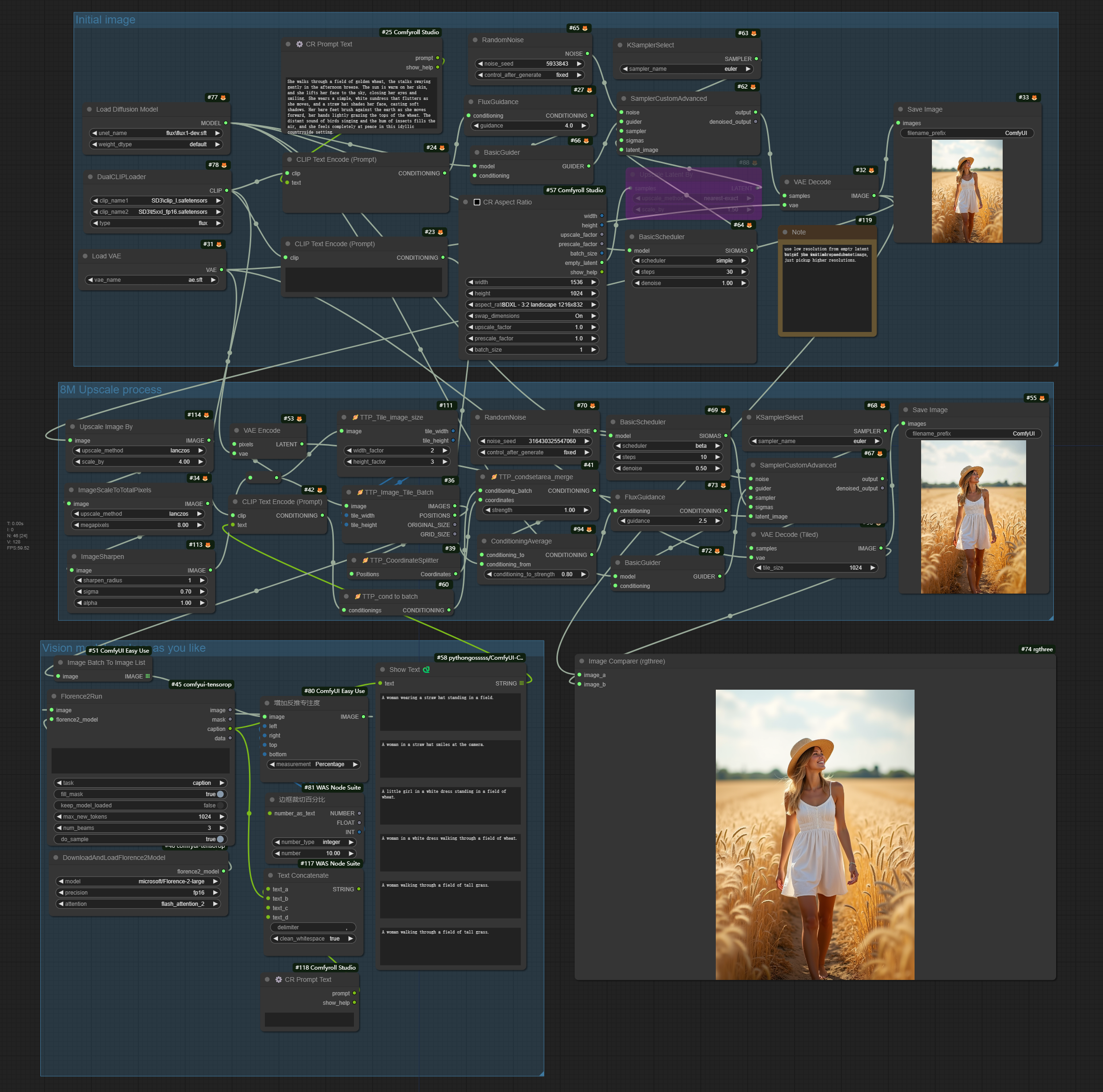 潜在空间示例工作流
