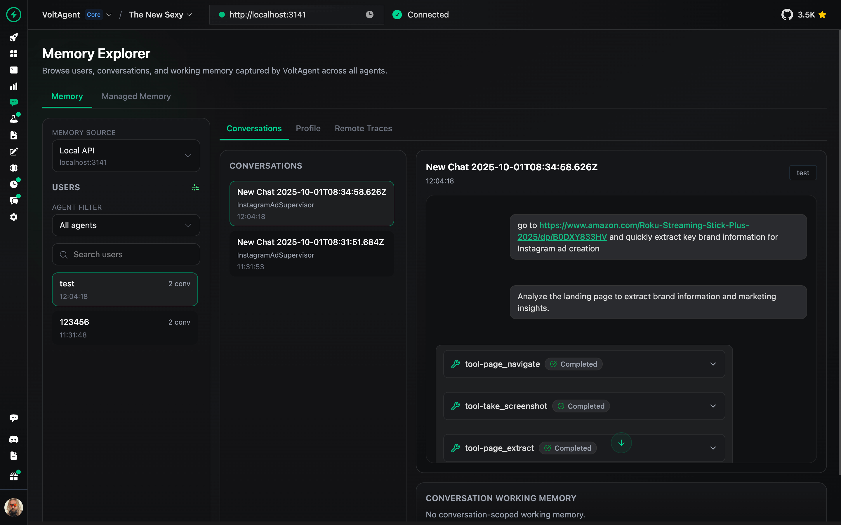 VoltOps 内存概览