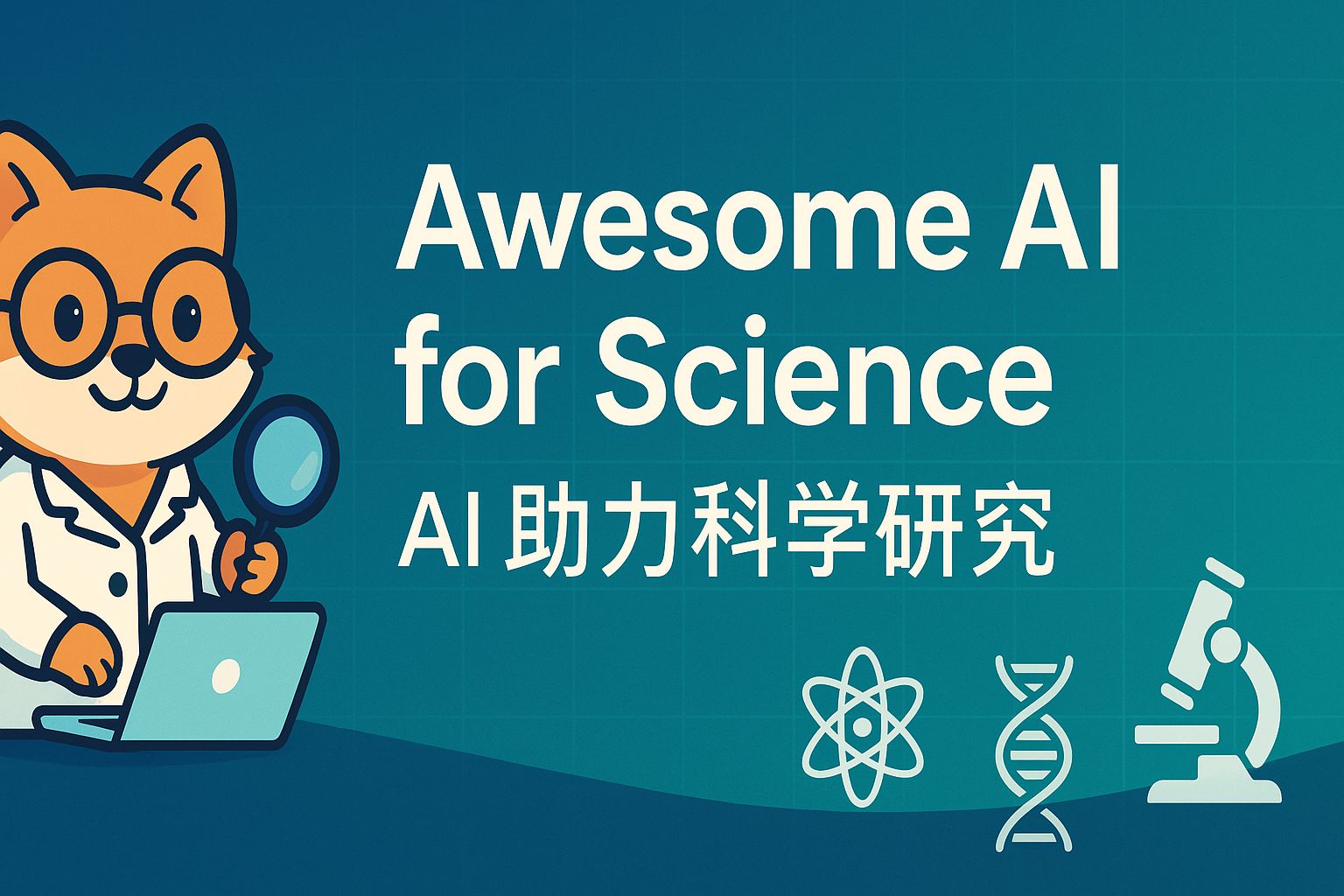 awesome-ai-for-science hero image