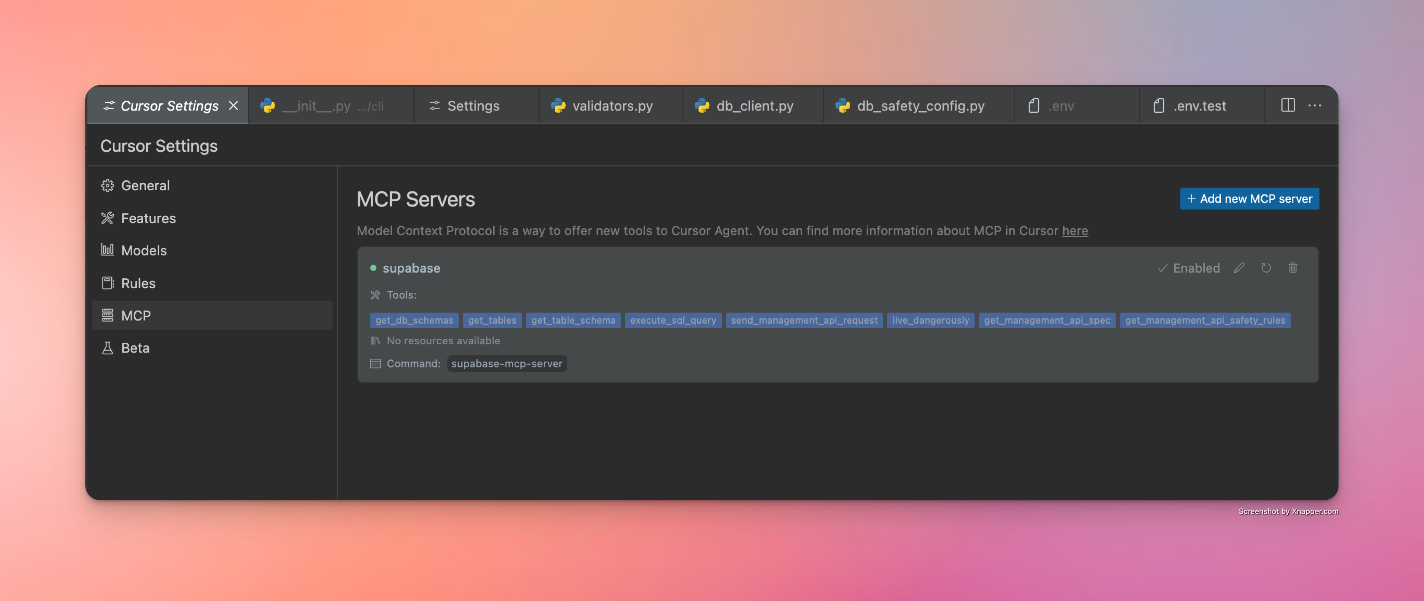 supabase-mcp-server hero image