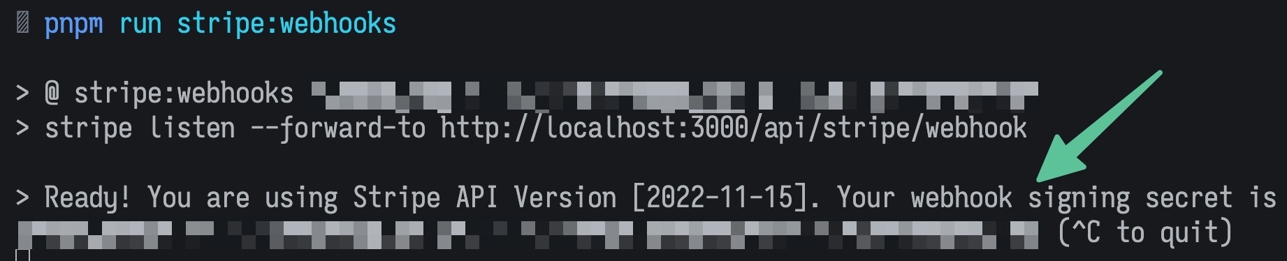 Stripe Webhook Secret