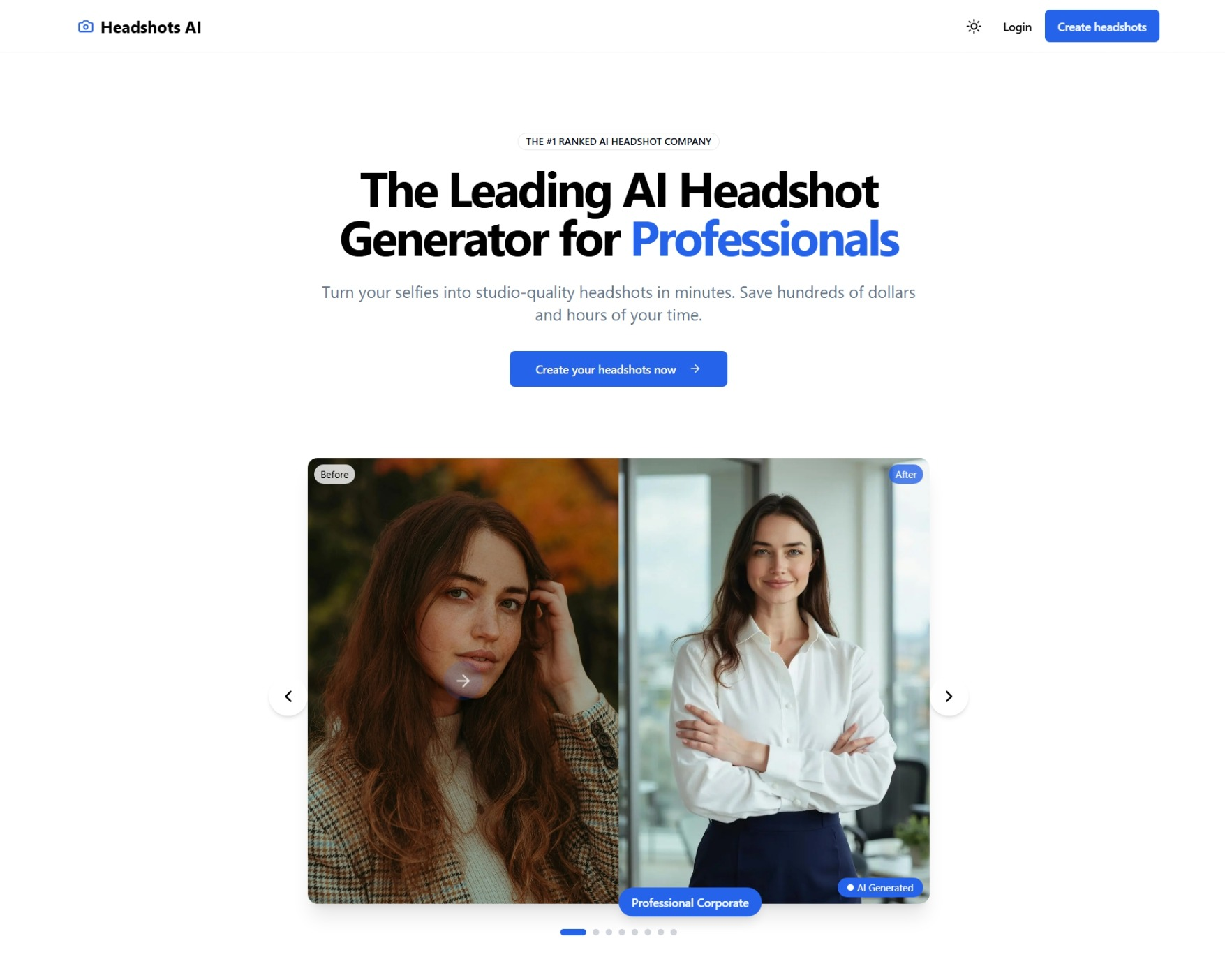 headshots-starter hero image