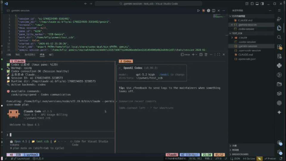 VS Code 集成演示