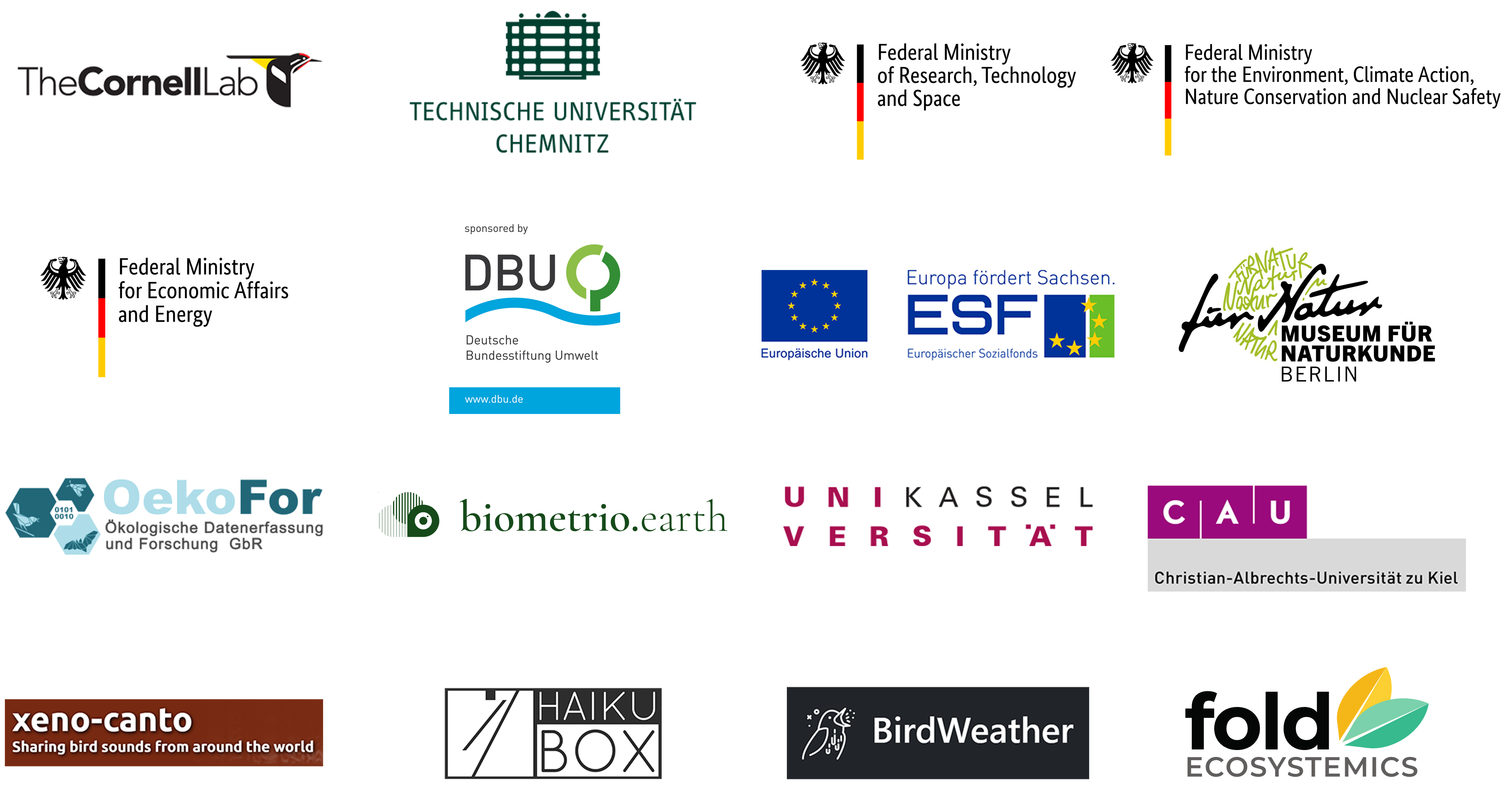 所有合作伙伴的标志