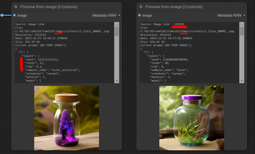 从图像预览差异
