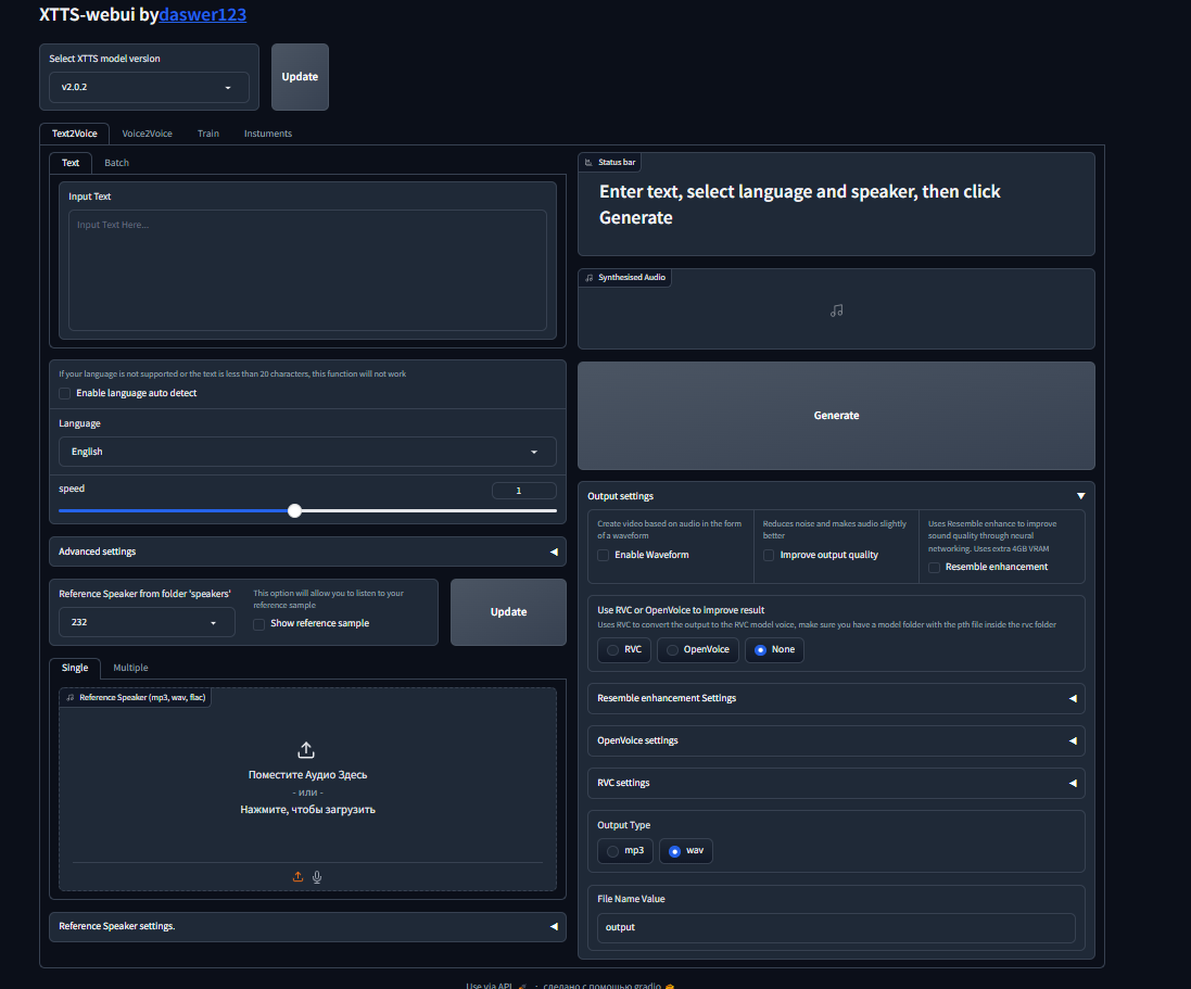 xtts-webui hero image