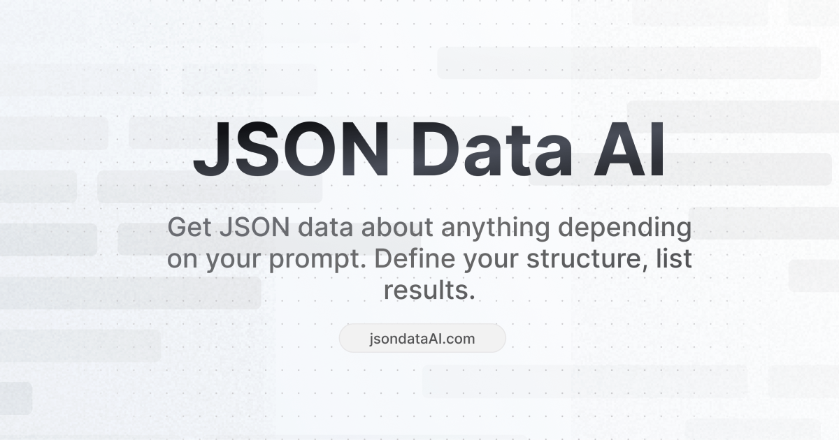 json-data-ai-template hero image