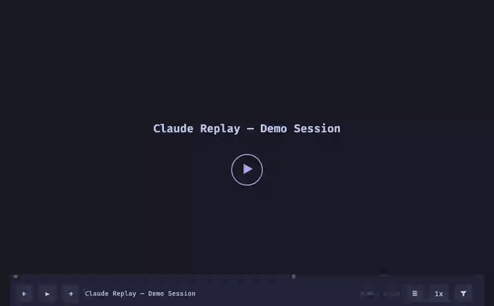 claude-replay hero image