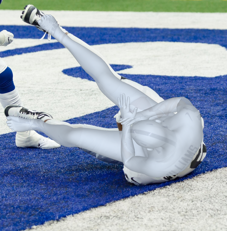 样本1 - 4DHumans (HMR2.0b)