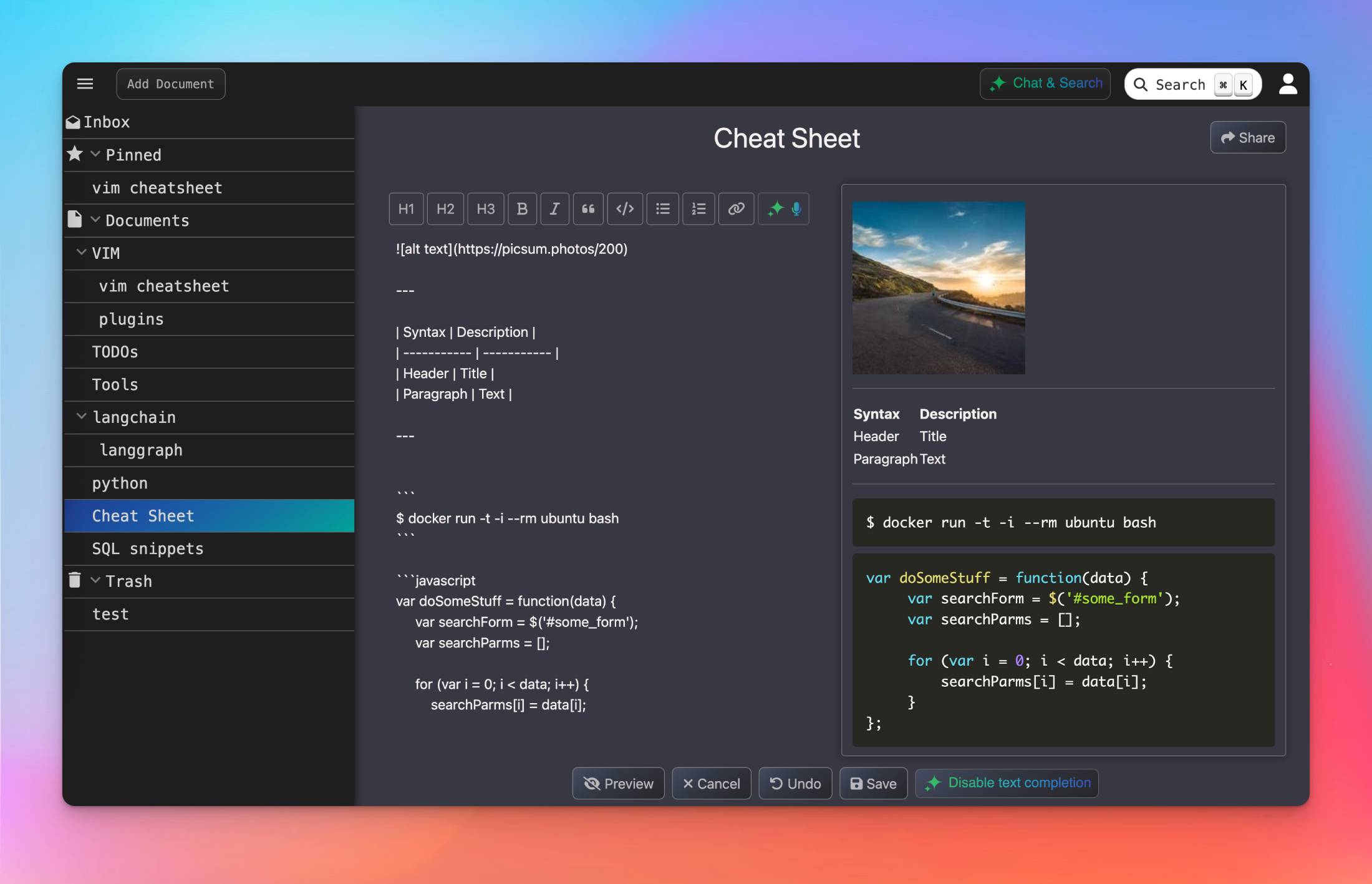 rocketnotes hero image