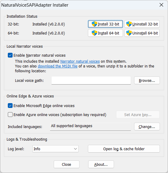 英文版安装界面