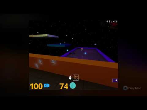 DeepMind Lab - 激光标签太空弹跳关卡（困难）