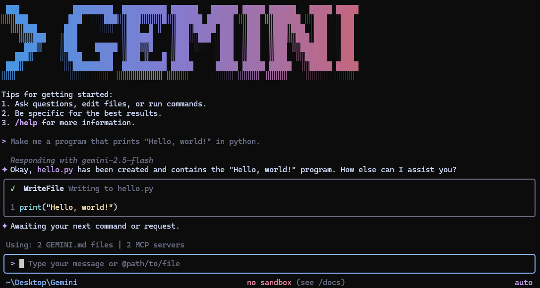 gemini-cli hero image
