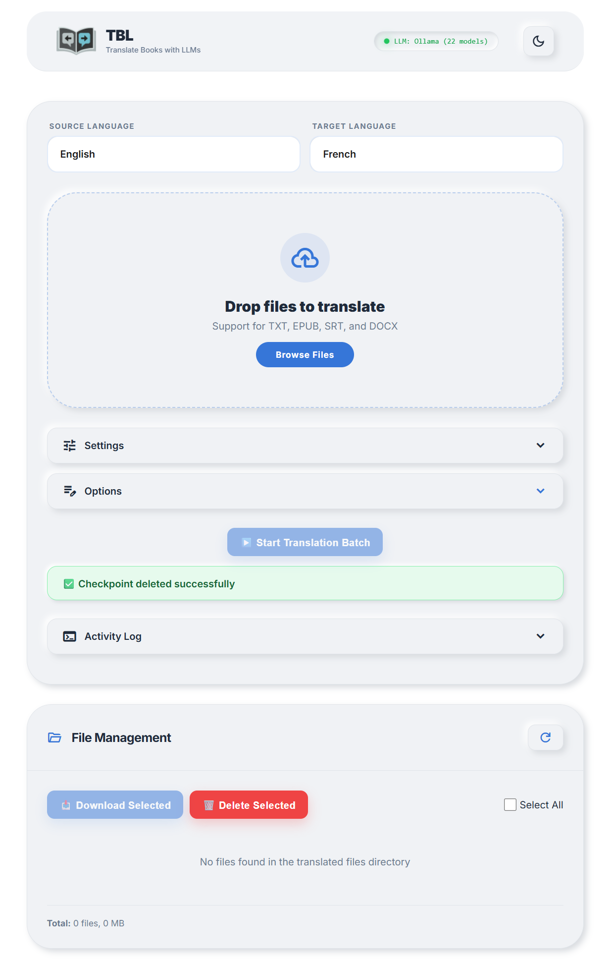 TranslateBooksWithLLMs hero image