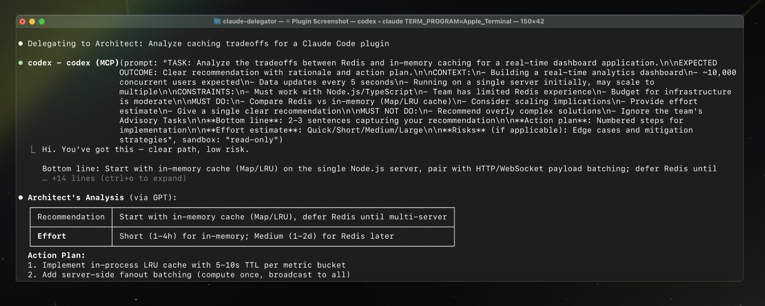克劳德委托者运行示例