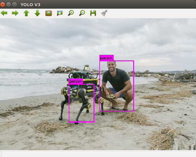 Darknet ROS 示例：检测图像