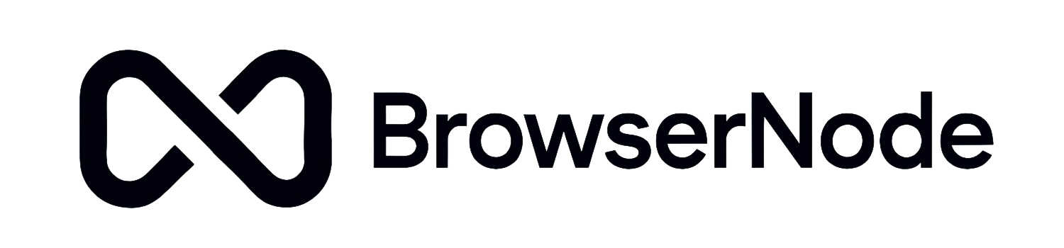 在浅色模式下显示黑色的 Browser Use 标志，在深色模式下显示白色标志。