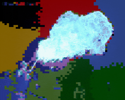 日落时分的大象