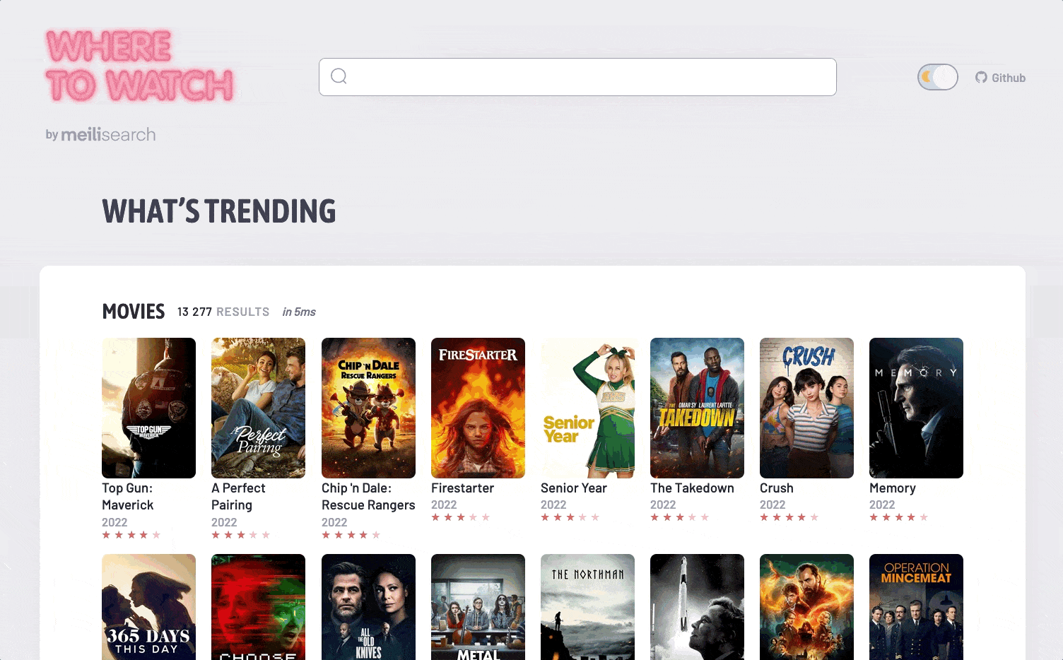 一个亮色主题的应用程序，用于查找用户附近正在上映的电影
