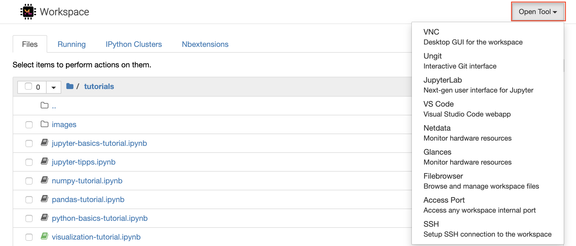 ml-workspace hero image