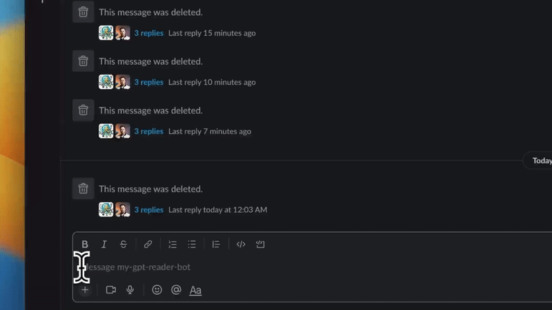 向myGPTReader提问