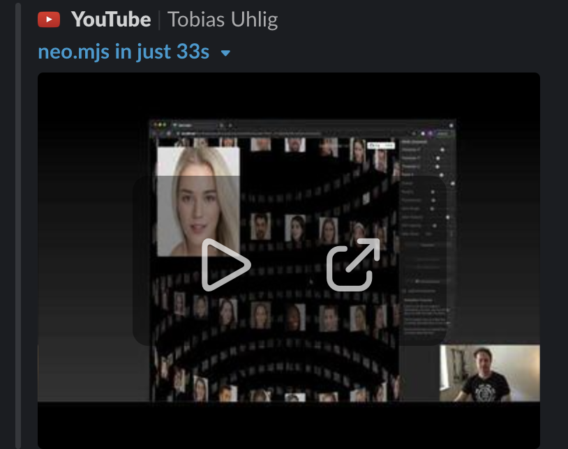 Neo.mjs 性能演示 1（YouTube 视频）