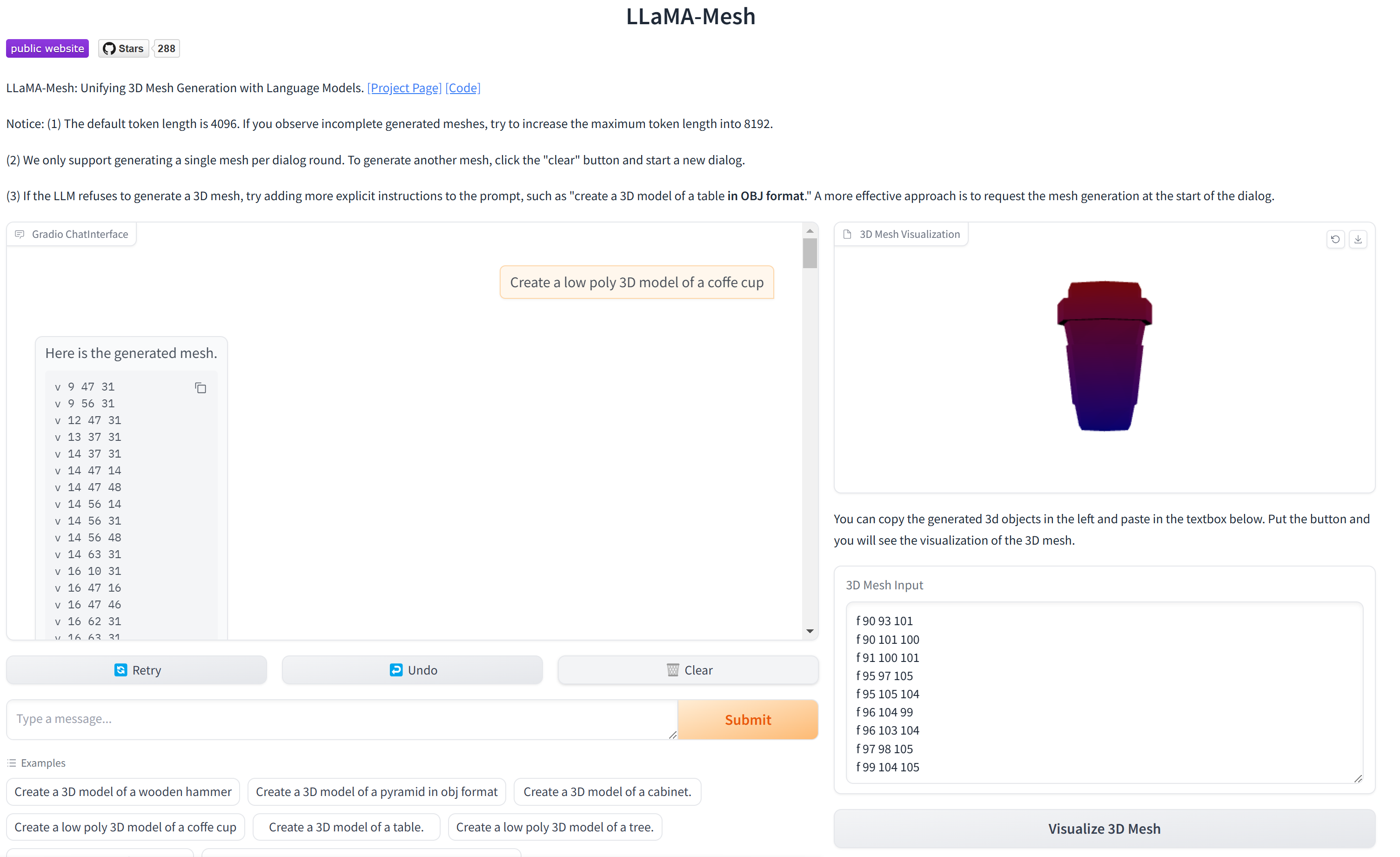 LLaMA-Mesh hero image