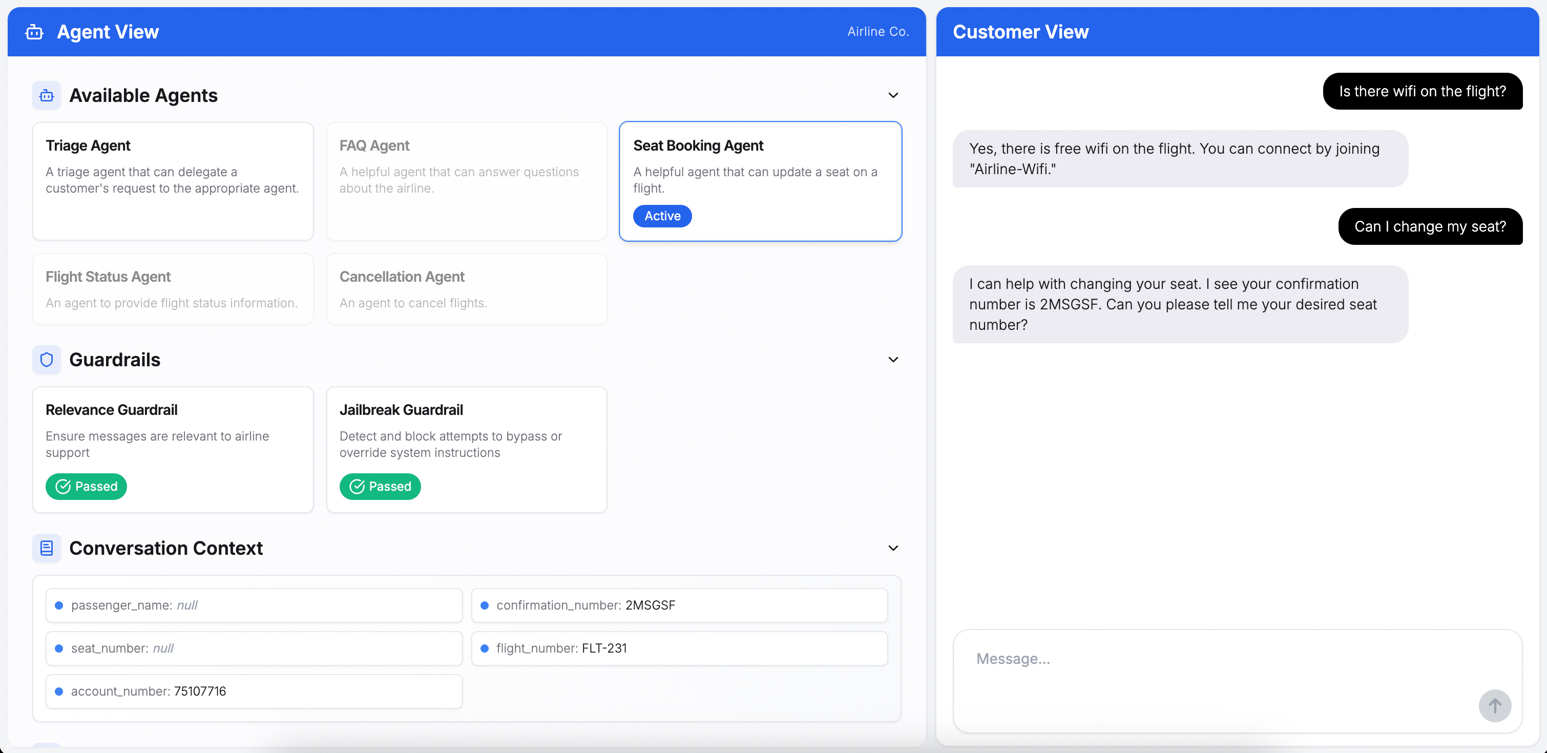 openai-cs-agents-demo hero image