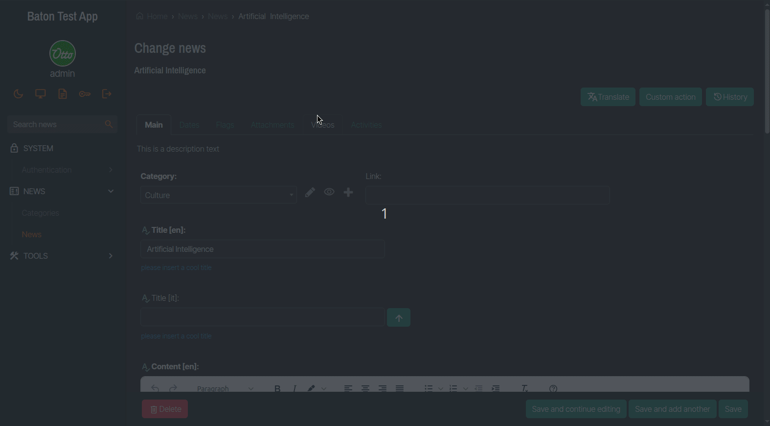 django-baton hero image