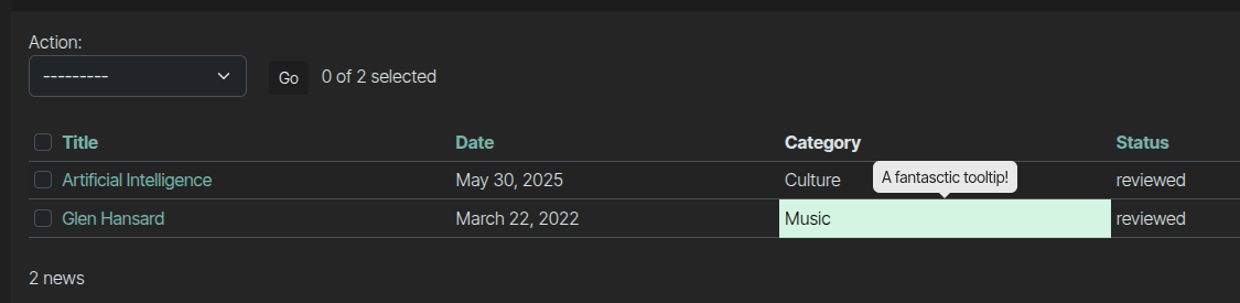 更改列表行属性截图