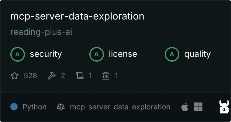 mcp-server-data-exploration MCP server