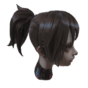 赛博朋克风格动漫头