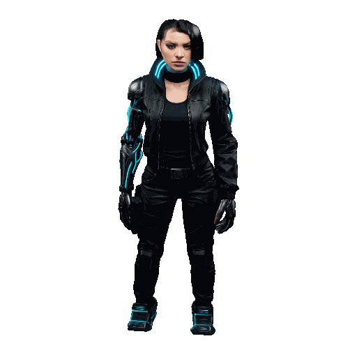 赛博朋克女战士(非 PBR)