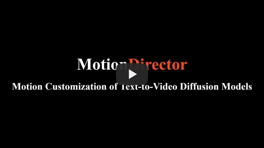 MotionDirector演示视频